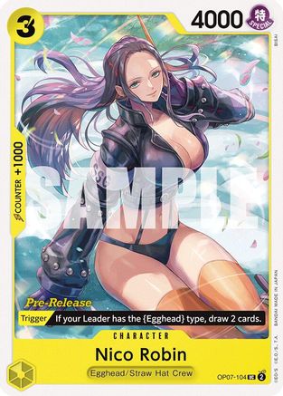 Nico Robin (OP07-104) [500 Years in the Future Pre-Release Cards] - Deck Out Gaming
