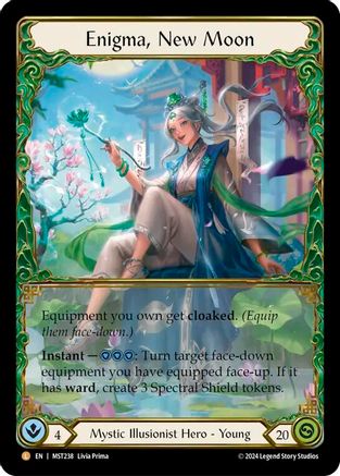 Enigma, New Moon (MST238) [Part the Mistveil] Rainbow Foil - Deck Out Gaming