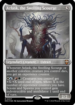 Azlask, the Swelling Scourge (Foil Etched) (17) [Modern Horizons 3 Commander] foil - Deck Out Gaming