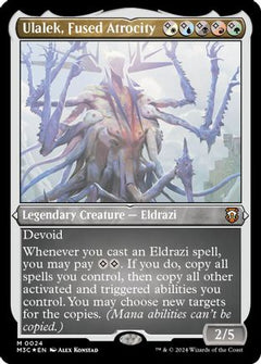 Ulalek, Fused Atrocity (Foil Etched) (24) [Modern Horizons 3 Commander] foil - Deck Out Gaming