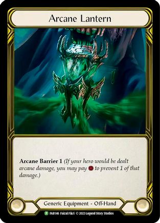 Arcane Lantern (Golden) - FAB146 (FAB146) [Flesh and Blood: Promo Cards] Cold Foil - Deck Out Gaming