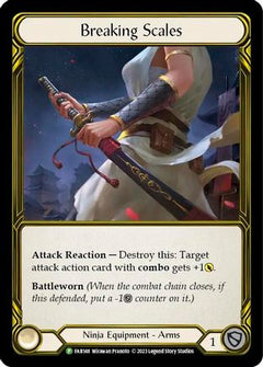 Breaking Scales (Golden) - FAB148 (FAB148) [Flesh and Blood: Promo Cards] Cold Foil - Deck Out Gaming