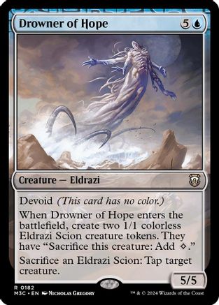 Drowner of Hope (Ripple Foil) (182) [Modern Horizons 3 Commander] foil - Deck Out Gaming