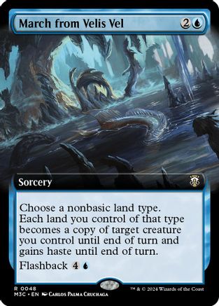 March from Velis Vel (Extended Art) (Ripple Foil) (48) [Modern Horizons 3 Commander] foil - Deck Out Gaming