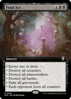 Final Act (Extended Art) (Ripple Foil) (52) [Modern Horizons 3 Commander] foil - Deck Out Gaming