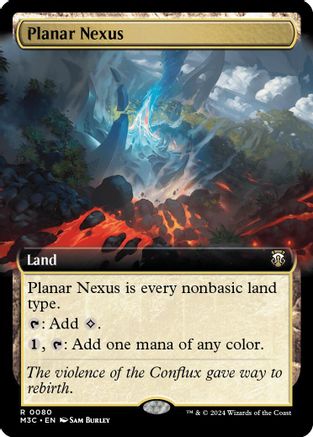Planar Nexus (Extended Art) (Ripple Foil) (80) [Modern Horizons 3 Commander] foil - Deck Out Gaming
