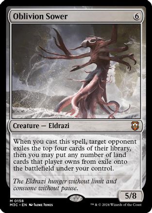 Oblivion Sower (Ripple Foil) (158) [Modern Horizons 3 Commander] foil - Deck Out Gaming