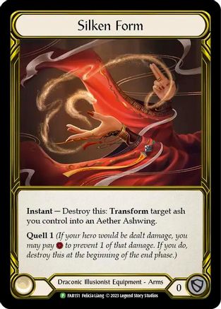 Silken Form (Golden) (FAB151) [Flesh and Blood: Promo Cards] Cold Foil - Deck Out Gaming