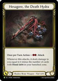 Hexagore, the Death Hydra - FAB186 (Golden) - FAB186 (FAB186) [Flesh and Blood: Promo Cards] Cold Foil - Deck Out Gaming