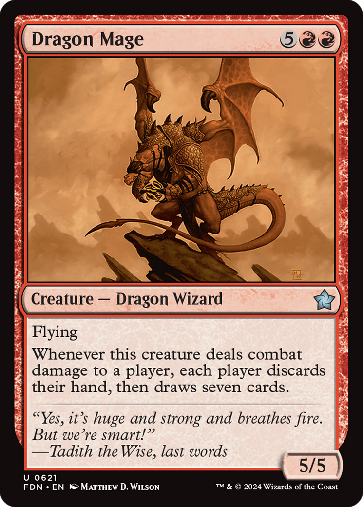 Dragon Mage (621) [Foundations] - Deck Out Gaming