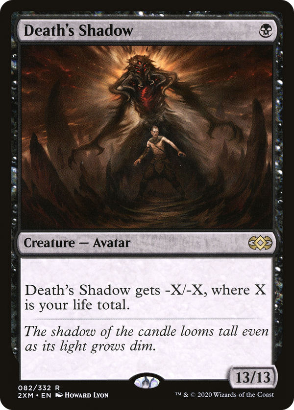 Death's Shadow (82) [Double Masters] foil - Deck Out Gaming