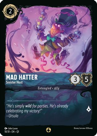 Mad Hatter - Sinister Host (10/31) [Illumineers Quest Deep Trouble]-1