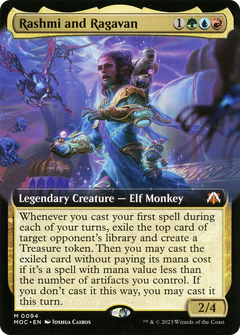 Rashmi and Ragavan (Extended Art) (94) [March of the Machine Commander] - Deck Out Gaming