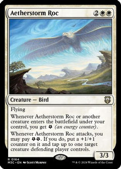 Aetherstorm Roc (Ripple Foil) (164) [Modern Horizons 3 Commander] foil - Deck Out Gaming
