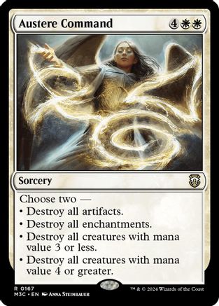 Austere Command (Ripple Foil) (167) [Modern Horizons 3 Commander] foil - Deck Out Gaming