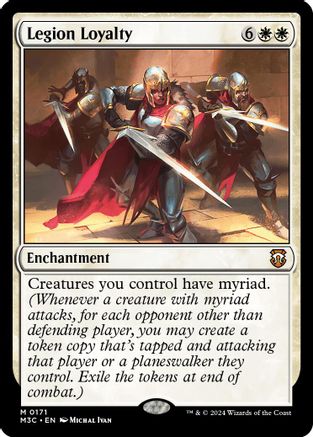 Legion Loyalty (Ripple Foil) (171) [Modern Horizons 3 Commander] foil - Deck Out Gaming