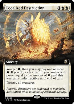 Localized Destruction (Extended Art) (Ripple Foil) (41) [Modern Horizons 3 Commander] foil - Deck Out Gaming