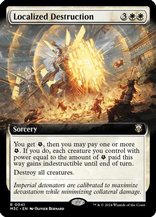Localized Destruction (Extended Art) (Ripple Foil) (41) [Modern Horizons 3 Commander] foil - Deck Out Gaming