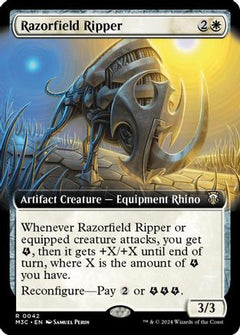 Razorfield Ripper (Extended Art) (Ripple Foil) (42) [Modern Horizons 3 Commander] foil - Deck Out Gaming