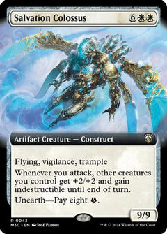 Salvation Colossus (Extended Art) (Ripple Foil) (43) [Modern Horizons 3 Commander] foil - Deck Out Gaming