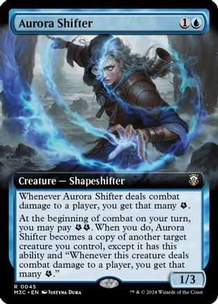 Aurora Shifter (Extended Art) (Ripple Foil) (45) [Modern Horizons 3 Commander] foil - Deck Out Gaming