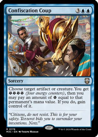 Confiscation Coup (Ripple Foil) (178) [Modern Horizons 3 Commander] foil - Deck Out Gaming