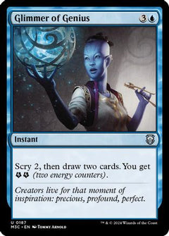 Glimmer of Genius (Ripple Foil) (187) [Modern Horizons 3 Commander] foil - Deck Out Gaming
