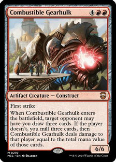 Combustible Gearhulk (Ripple Foil) (210) [Modern Horizons 3 Commander] foil - Deck Out Gaming