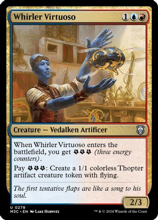 Whirler Virtuoso (Ripple Foil) (278) [Modern Horizons 3 Commander] foil - Deck Out Gaming