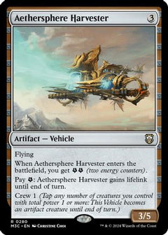Aethersphere Harvester (Ripple Foil) (280) [Modern Horizons 3 Commander] foil - Deck Out Gaming