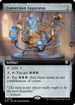 Conversion Apparatus (Extended Art) (Ripple Foil) (76) [Modern Horizons 3 Commander] foil - Deck Out Gaming