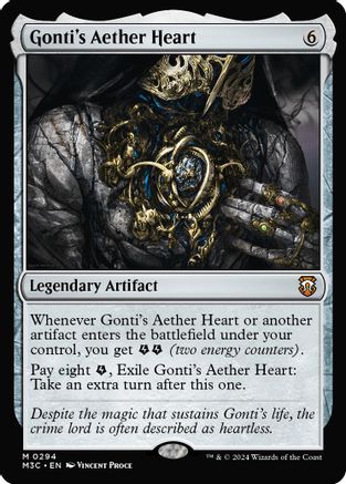 Gonti's Aether Heart (Ripple Foil) (294) [Modern Horizons 3 Commander] foil - Deck Out Gaming