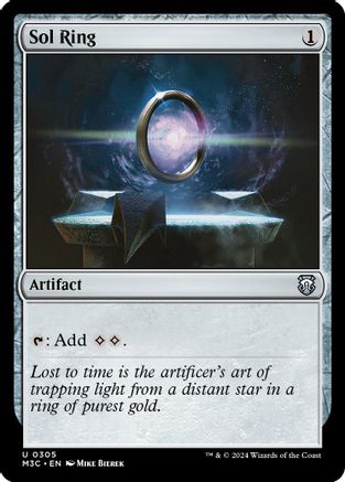 Sol Ring (Ripple Foil) (305) [Modern Horizons 3 Commander] foil - Deck Out Gaming