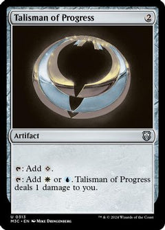 Talisman of Progress (Ripple Foil) (313) [Modern Horizons 3 Commander] foil - Deck Out Gaming