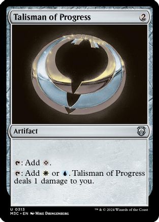 Talisman of Progress (Ripple Foil) (313) [Modern Horizons 3 Commander] foil - Deck Out Gaming