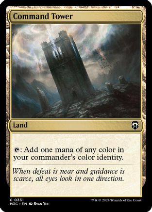 Command Tower (Ripple Foil) (331) [Modern Horizons 3 Commander] foil - Deck Out Gaming