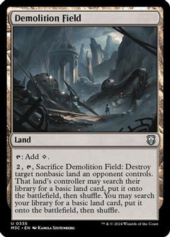 Demolition Field (Ripple Foil) (335) [Modern Horizons 3 Commander] foil - Deck Out Gaming