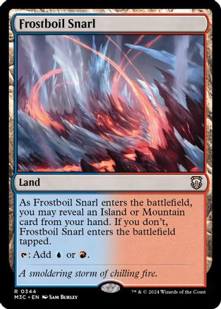 Frostboil Snarl (Ripple Foil) (344) [Modern Horizons 3 Commander] foil - Deck Out Gaming
