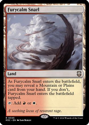 Furycalm Snarl (Ripple Foil) (345) [Modern Horizons 3 Commander] foil - Deck Out Gaming