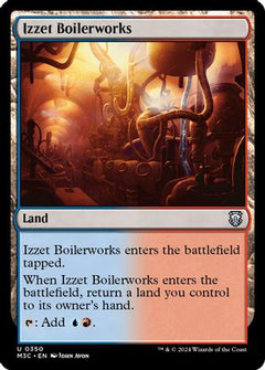 Izzet Boilerworks (Ripple Foil) (350) [Modern Horizons 3 Commander] foil - Deck Out Gaming