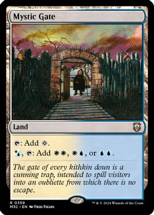 Mystic Gate (Ripple Foil) (359) [Modern Horizons 3 Commander] foil - Deck Out Gaming