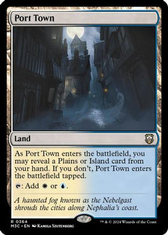 Port Town (Ripple Foil) (364) [Modern Horizons 3 Commander] foil - Deck Out Gaming