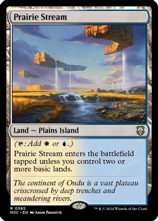 Prairie Stream (Ripple Foil) (365) [Modern Horizons 3 Commander] foil - Deck Out Gaming
