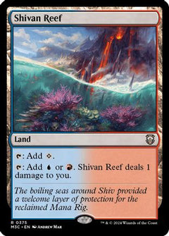 Shivan Reef (Ripple Foil) (375) [Modern Horizons 3 Commander] foil - Deck Out Gaming