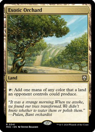 Exotic Orchard (Ripple Foil) (341) [Modern Horizons 3 Commander] foil - Deck Out Gaming