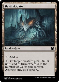 Basilisk Gate (Ripple Foil) (320) [Modern Horizons 3 Commander] foil - Deck Out Gaming
