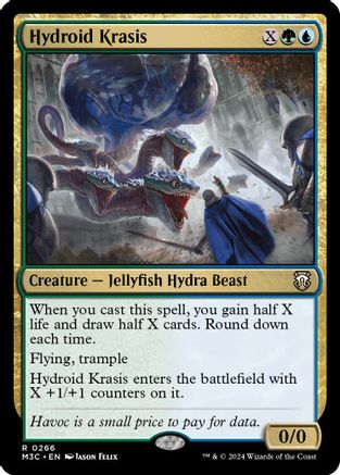 Hydroid Krasis (Ripple Foil) (266) [Modern Horizons 3 Commander] foil - Deck Out Gaming