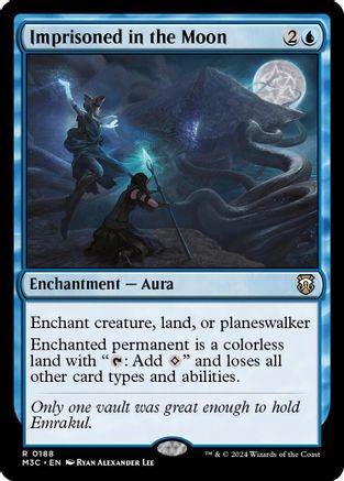 Imprisoned in the Moon (Ripple Foil) (188) [Modern Horizons 3 Commander] foil - Deck Out Gaming