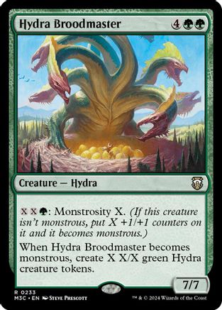Hydra Broodmaster (Ripple Foil) (233) [Modern Horizons 3 Commander] foil - Deck Out Gaming