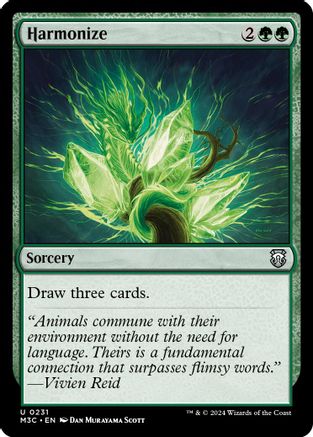 Harmonize (Ripple Foil) (231) [Modern Horizons 3 Commander] foil - Deck Out Gaming